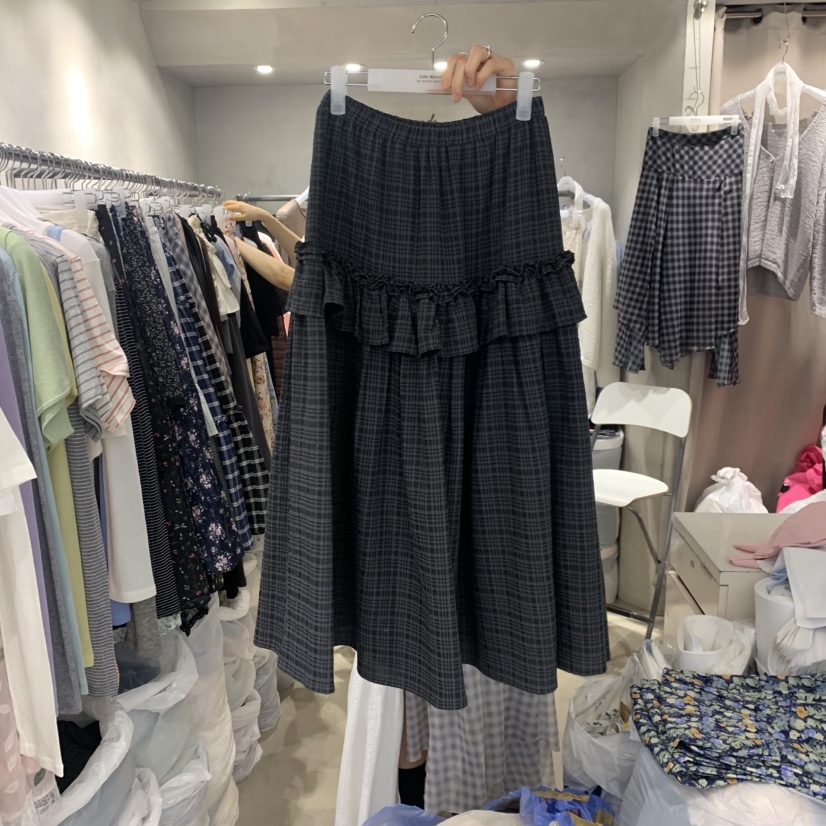 LOGROAD韓國代購女裝新款推薦休閑時尚職業熱賣26春夏長裙LOG ROAD長裙圖色2