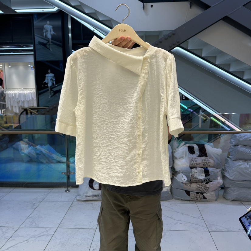 BOLD韓國直郵女裝新款人氣推薦時尚職業26春夏襯衫蕾絲衫BOLD襯衫/蕾絲衫圖色1