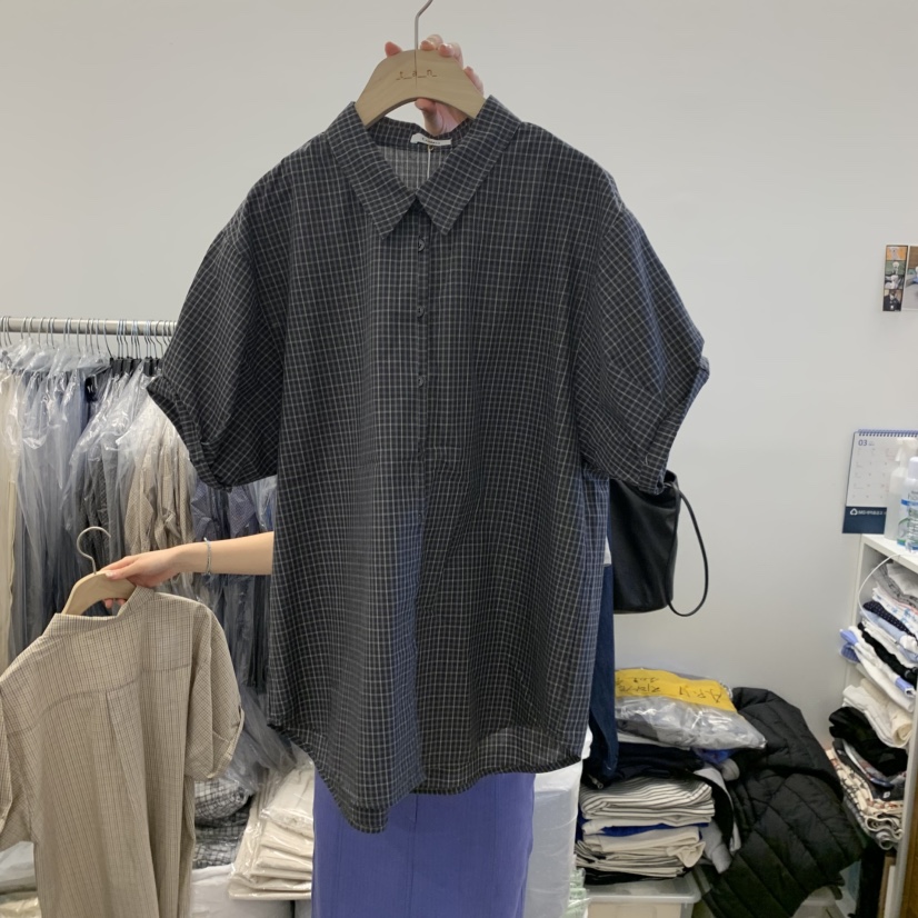 TAN&amp;COMO韓國直郵女士新款推薦熱賣職業休閑襯衫蕾絲衫tan-COMO襯衫/蕾絲衫圖色3