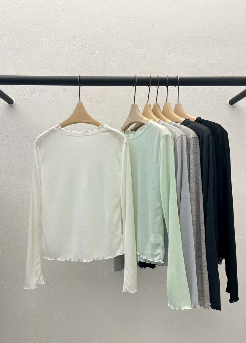 AUTUMN BEIGE-Q韓國直郵實拍女裝新品熱賣時尚休閑長袖T恤A.b/AUTUMN BEIGE長袖T恤