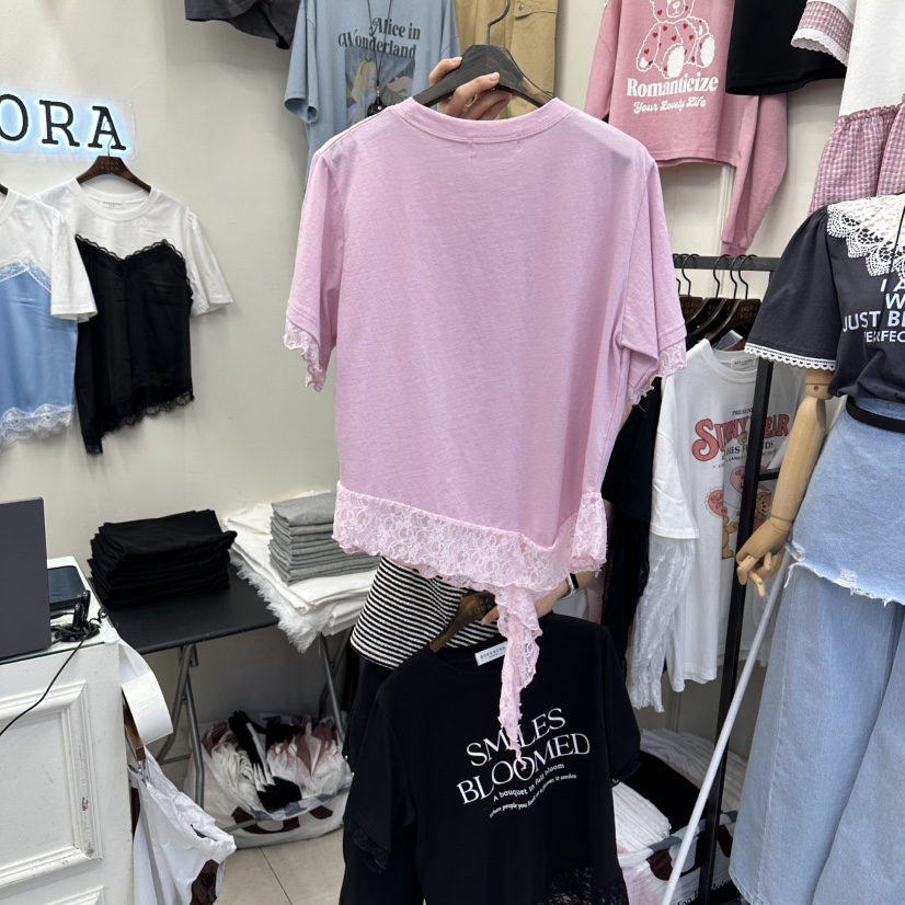 BORA BORA韓國直郵女士新款職業時尚人氣推薦T恤不含項鏈BORA BORAT恤