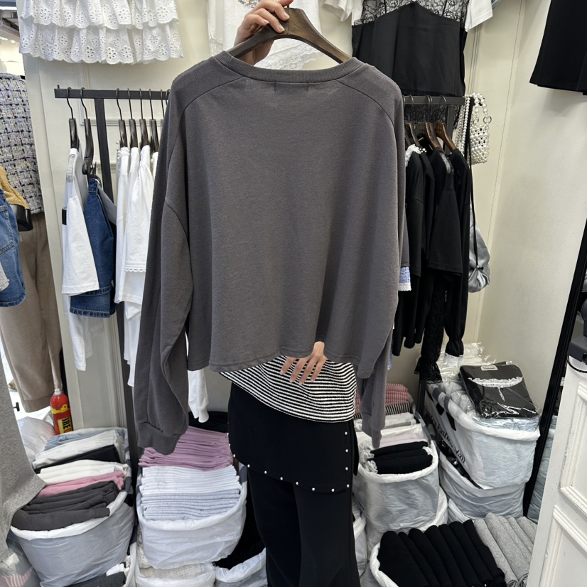 BORA BORA韓國直郵實拍女裝新款時尚熱賣26春夏人氣長袖T恤BORA BORA長袖T恤