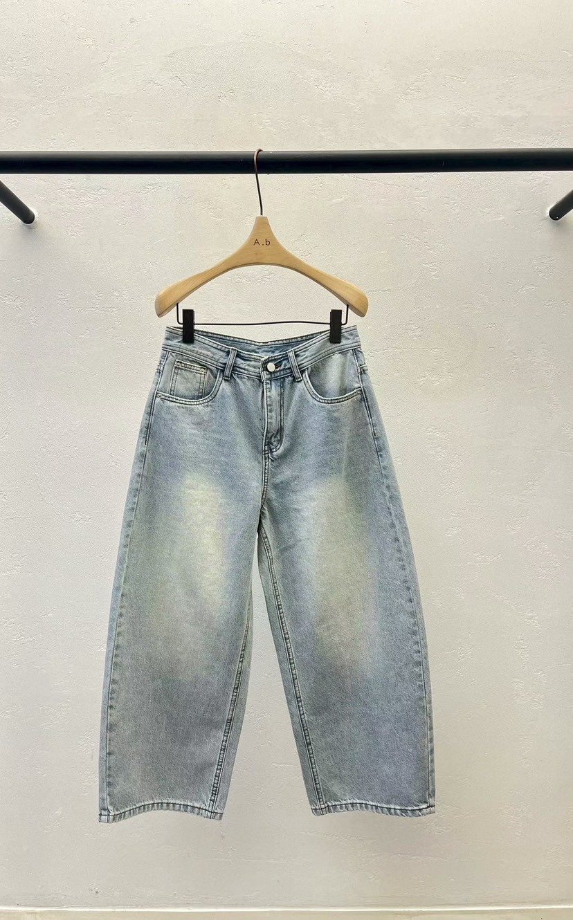 AUTUMN BEIGE-Q韓國直郵女士新款人氣26春夏推薦牛仔褲A.b/AUTUMN BEIGE牛仔褲圖色1