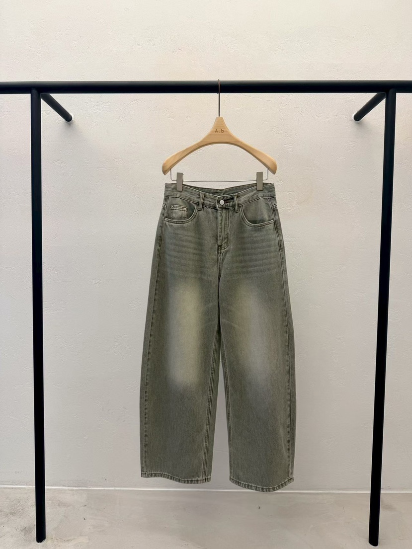 AUTUMN BEIGE-Q韓國東大門代購女士新品人氣時尚牛仔褲A.b/AUTUMN BEIGE牛仔褲圖色1