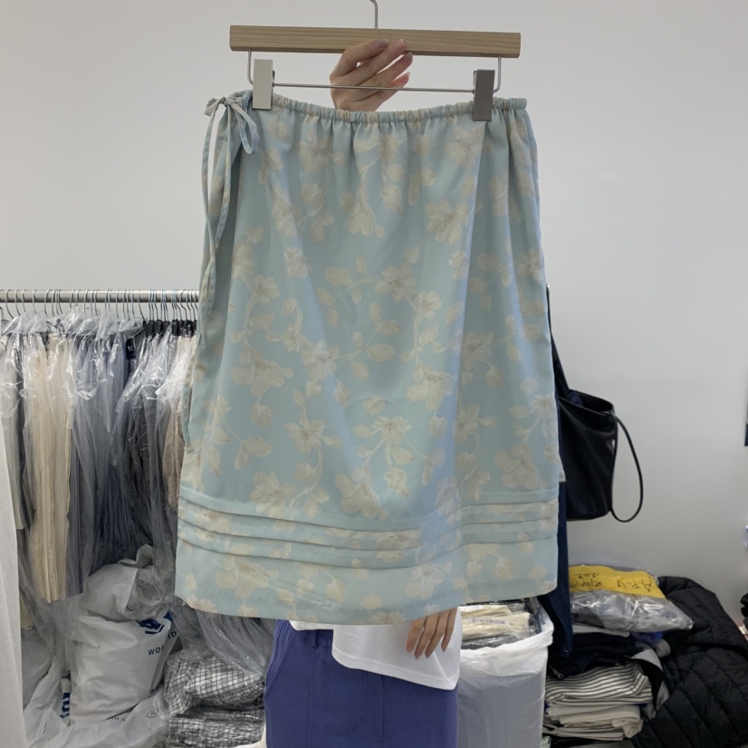 TAN&amp;COMO韓國直郵實拍女裝新款26春夏休閑半身裙中短裙tan-COMO半身裙/中短裙