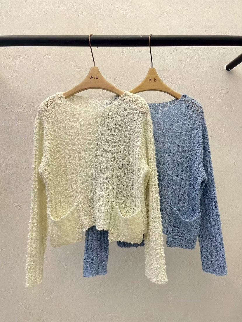 AUTUMN BEIGE-Q韓國直郵女裝新品職業人氣26春夏針織衫A.b/AUTUMN BEIGE針織衫