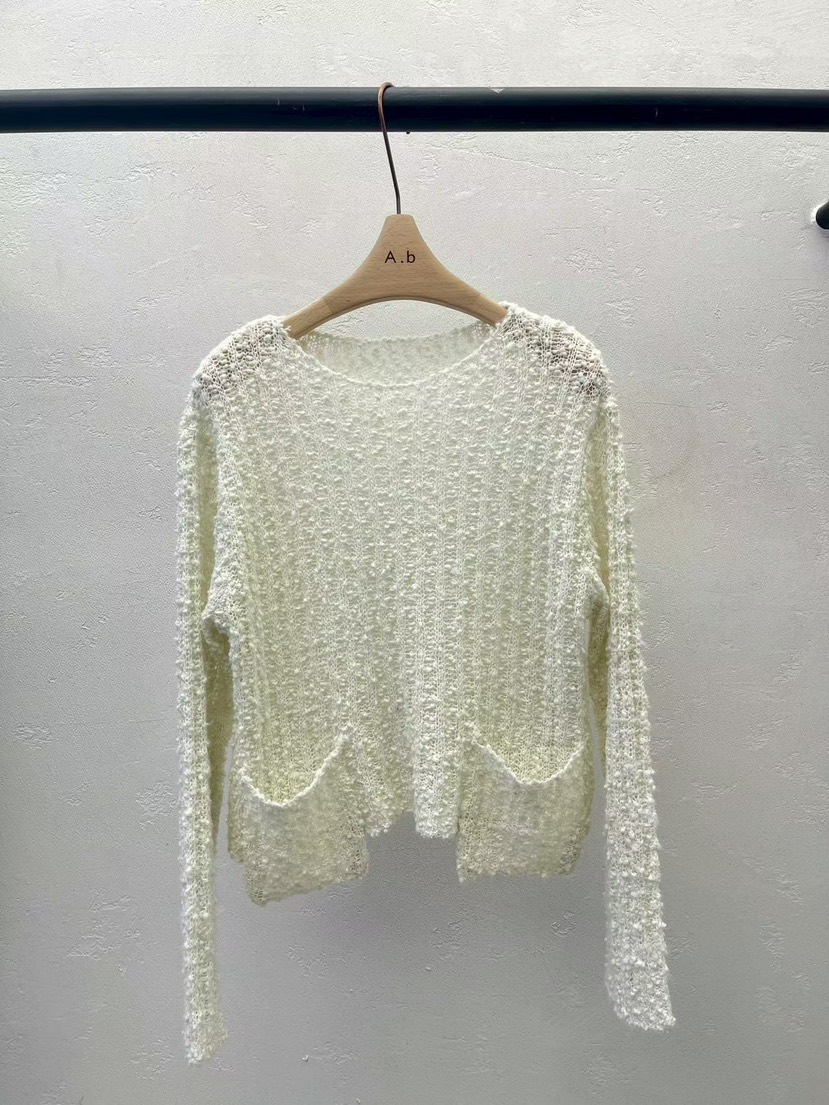 AUTUMN BEIGE-Q韓國直郵女裝新品職業人氣26春夏針織衫A.b/AUTUMN BEIGE針織衫圖色2