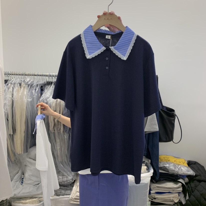 TAN&amp;COMO韓國代購女裝新款休閑熱賣職業26春夏時尚T恤tan-COMOT恤圖色2