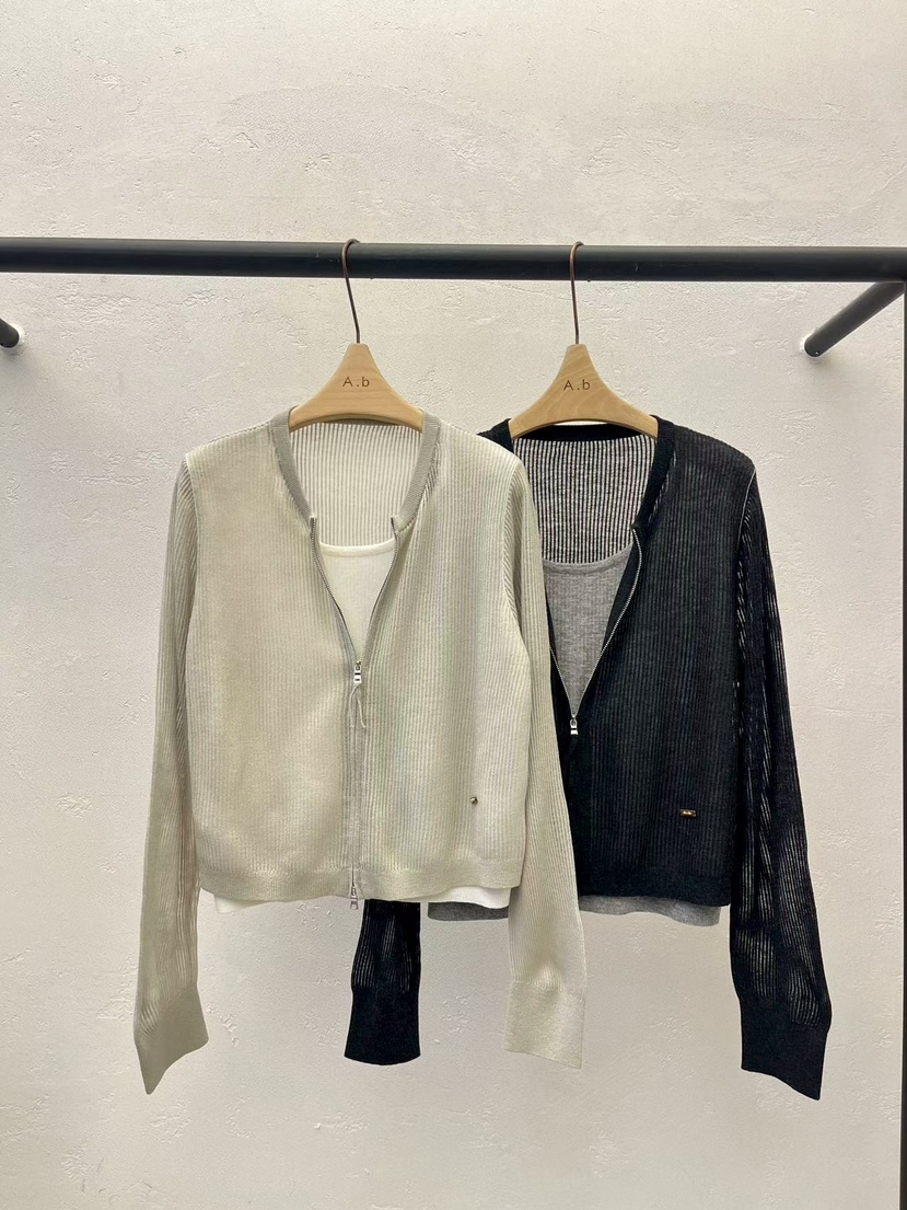 AUTUMN BEIGE-Q韓國直郵實拍女士新款時尚針織衫假兩件A.b/AUTUMN BEIGE針織衫