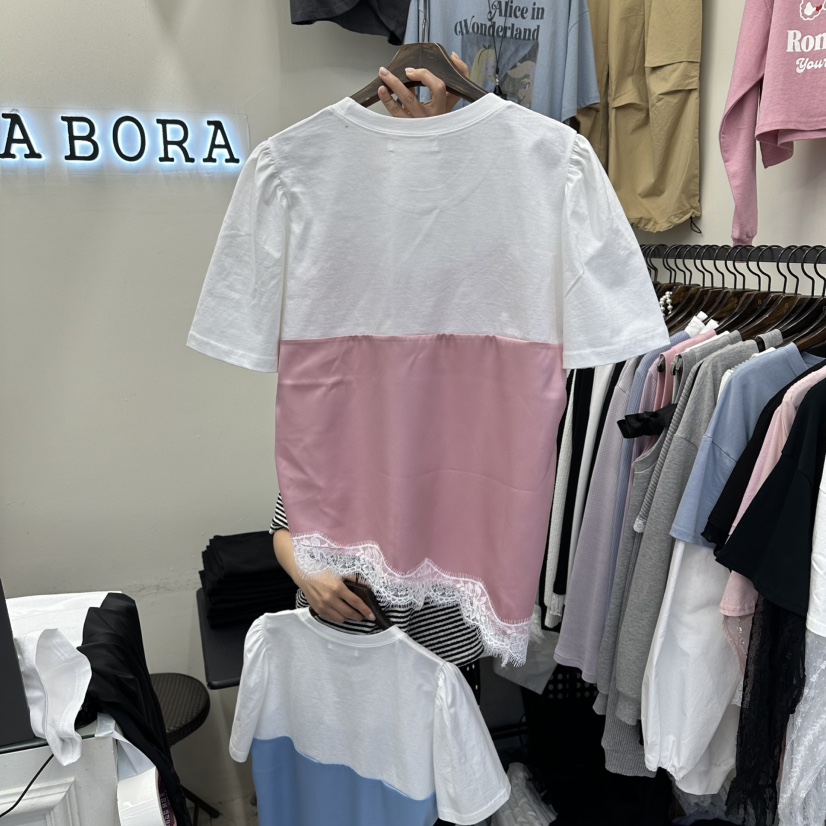 BORA BORA韓國直郵實拍女士新品休閑職業時尚熱賣26春夏T恤BORA BORAT恤