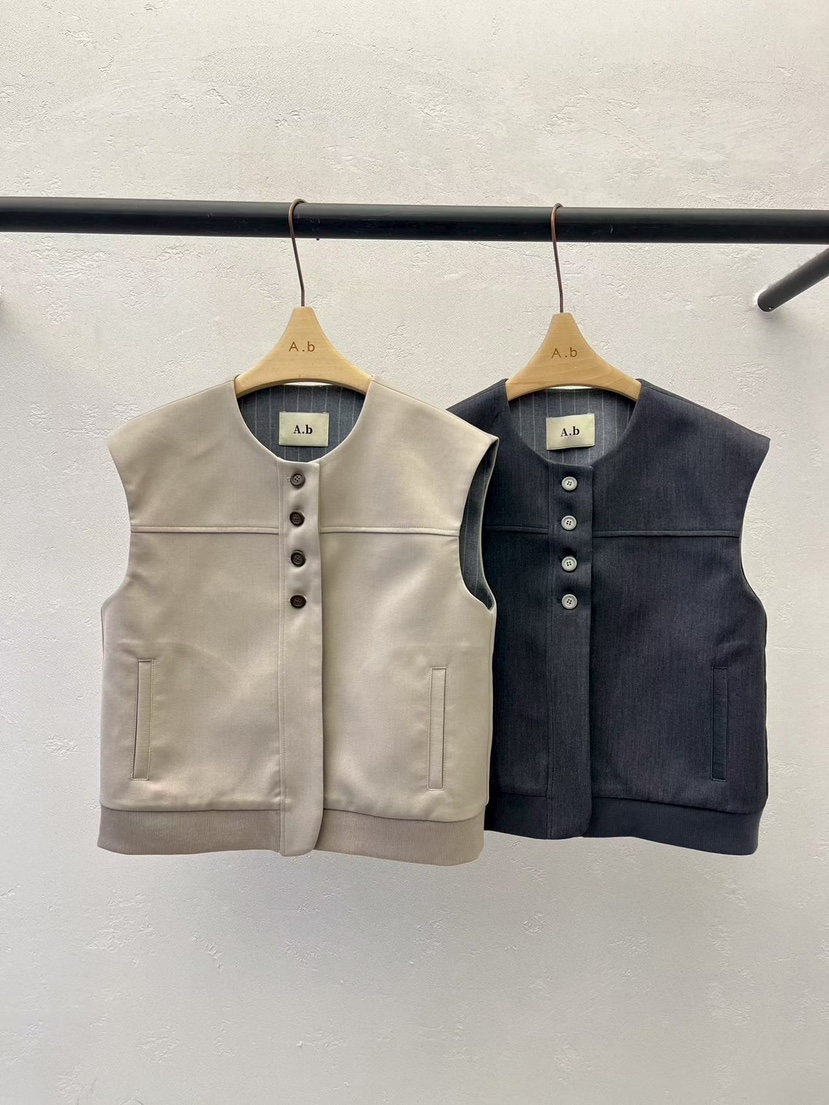 AUTUMN BEIGE-Q韓國直郵女裝新款熱賣時尚休閑職業馬甲A.b/AUTUMN BEIGE馬甲