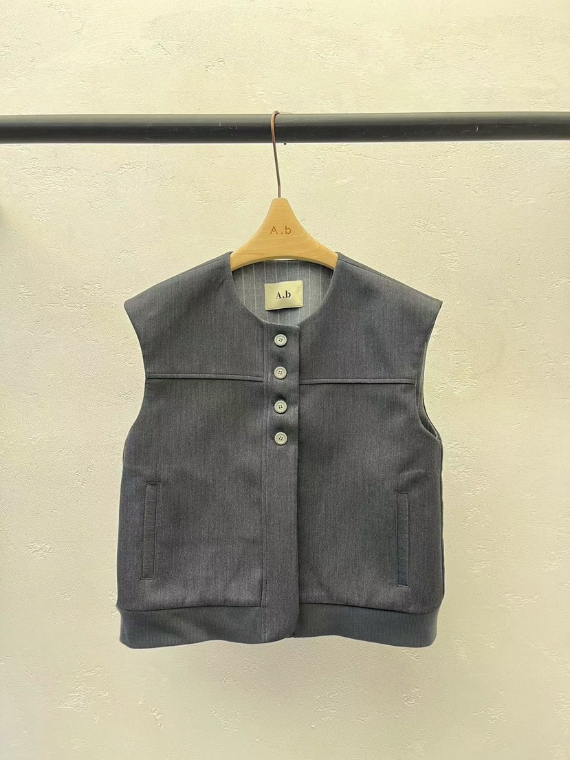 AUTUMN BEIGE-Q韓國直郵女裝新款熱賣時尚休閑職業馬甲A.b/AUTUMN BEIGE馬甲圖色1