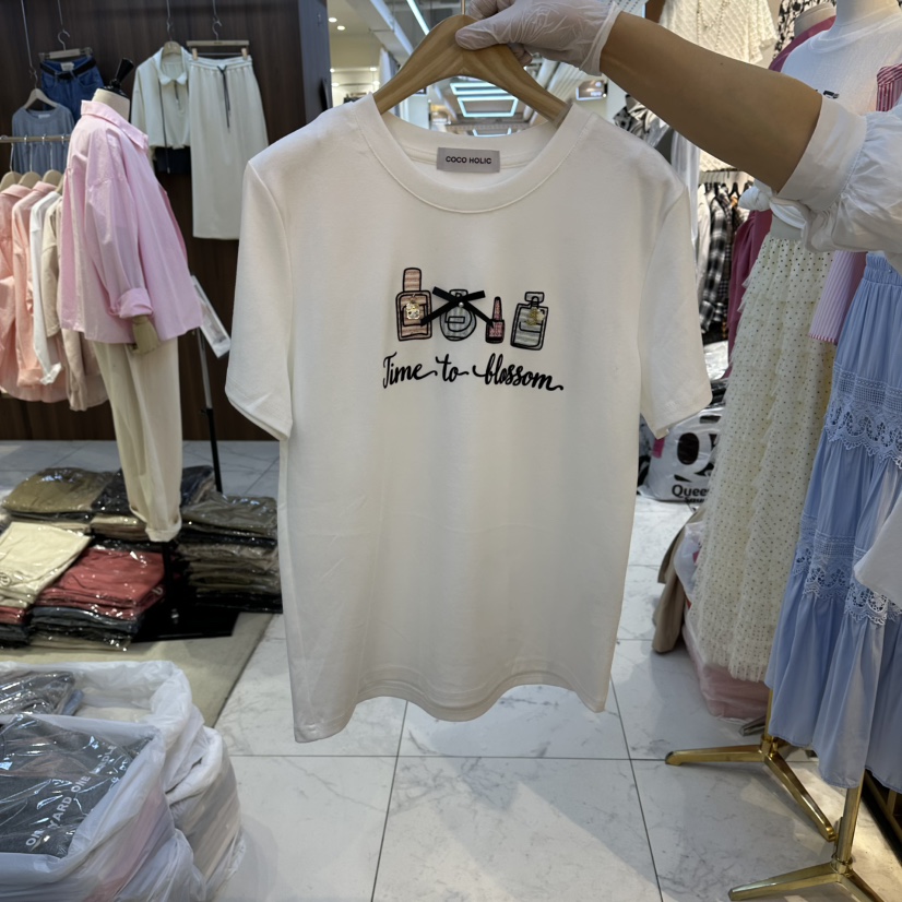 COCO HOLIC韓國東大門代購女裝新品熱賣推薦26春夏休閑T恤COCO HOLICT恤圖色1