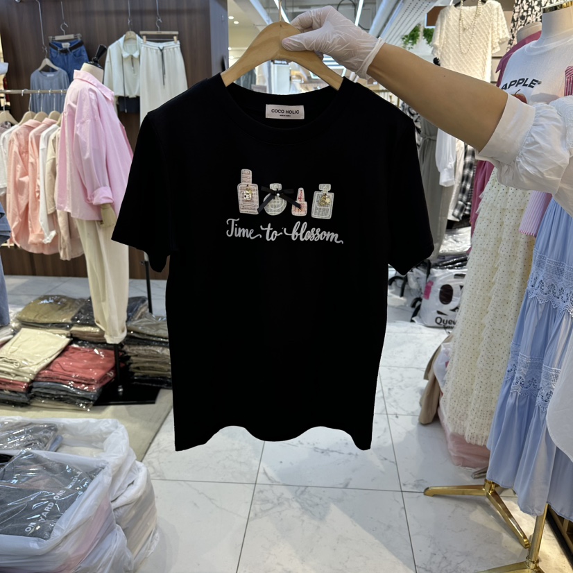 COCO HOLIC韓國東大門代購女裝新品熱賣推薦26春夏休閑T恤COCO HOLICT恤圖色2