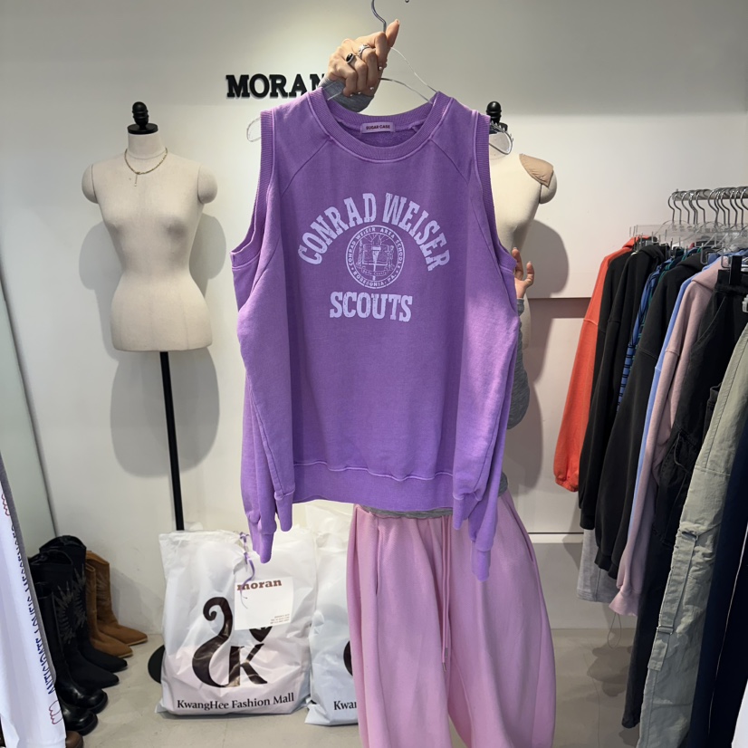 MORAN/MOSCO/SUGAR CASE韓國東大門代購女裝新款26春夏衛衣MORAN/MOSCO/SUGAR CASE衛衣圖色1