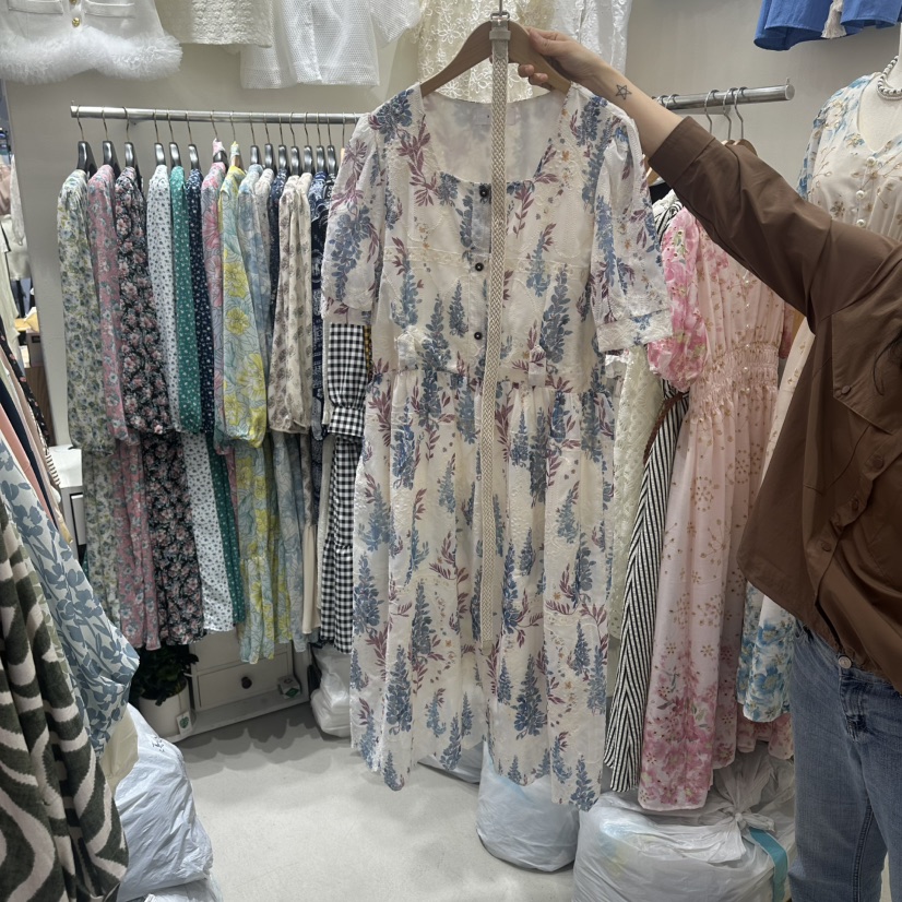 BIKINI東大門直郵女士新款推薦人氣連衣裙不含項鏈含腰帶BIKINI連衣裙圖色2