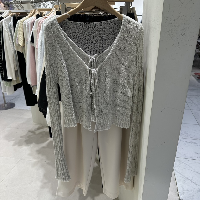 HARU-Q韓國直郵女裝新款26春夏休閑人氣時尚針織衫假兩件HARU-Q針織衫圖色2