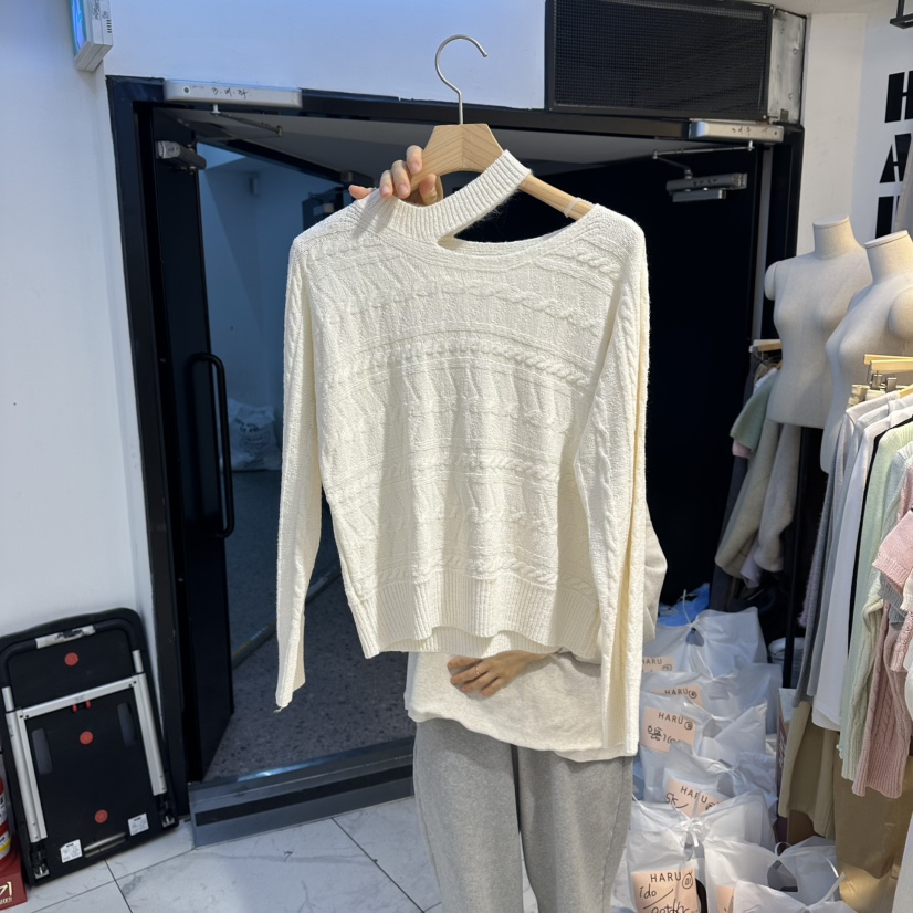 HARU-Q韓國東大門代購女士新款時尚職業人氣26春夏針織衫HARU-Q針織衫圖色1