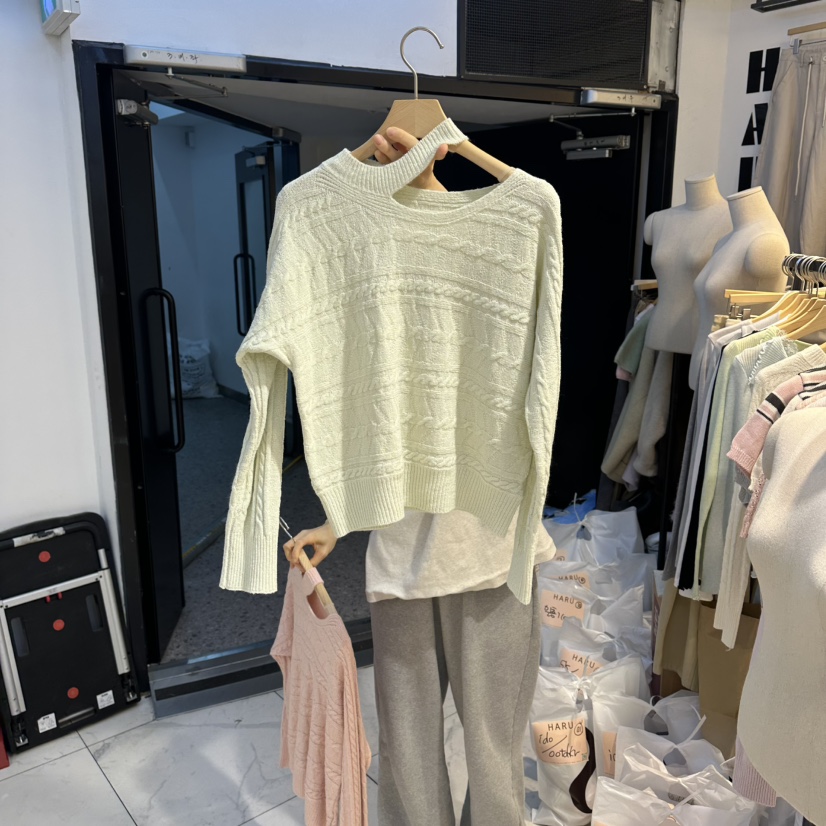 HARU-Q韓國東大門代購女士新款時尚職業人氣26春夏針織衫HARU-Q針織衫圖色3