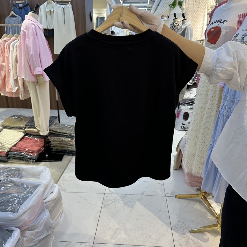 COCO HOLIC東大門直郵女士新款職業26春夏熱賣休閑人氣T恤COCO HOLICT恤