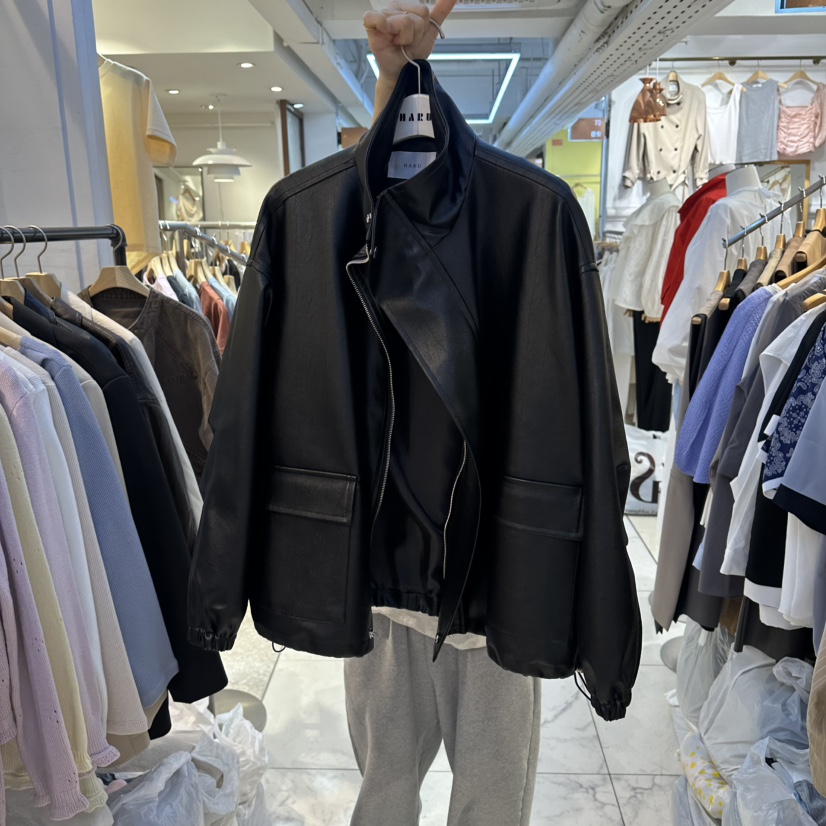 HARU-Q東大門代購女裝新款職業熱賣人氣真品推薦夾克皮革HARU-Q夾克圖色2