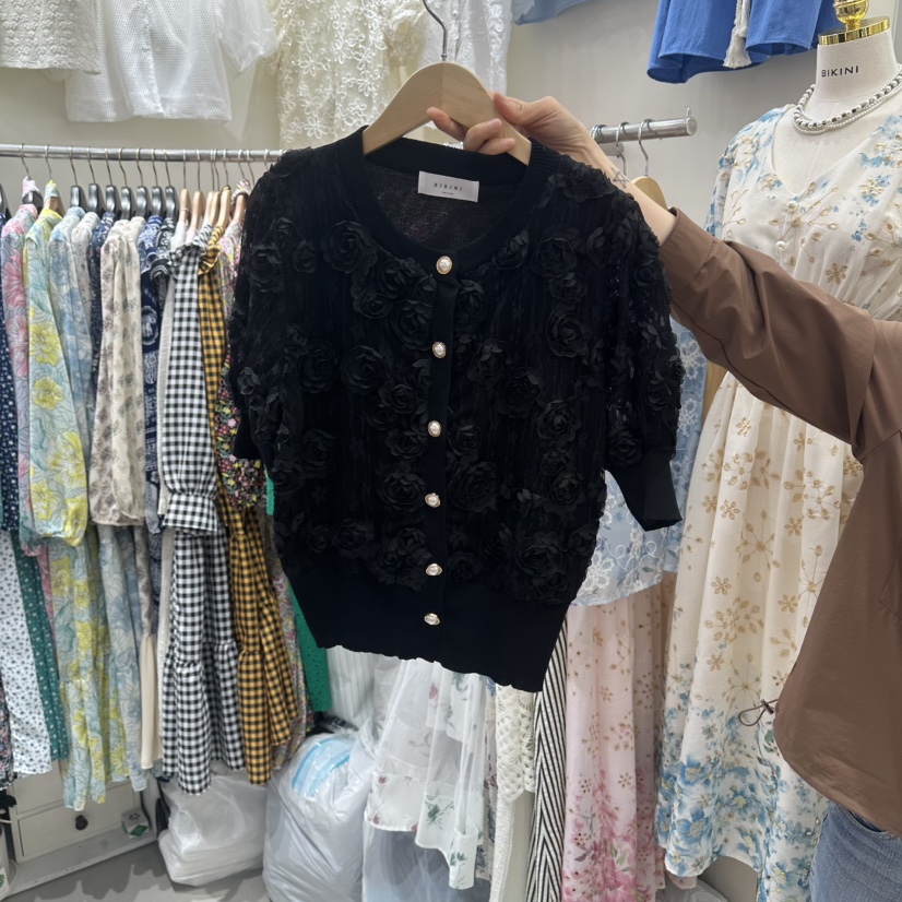 BIKINI韓國代購女裝新款真品推薦人氣26春夏時尚職業針織衫BIKINI針織衫圖色3