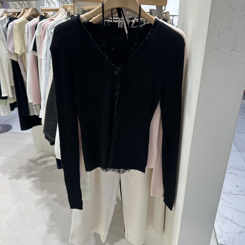 HARU-Q韓國直郵女士新款推薦時尚人氣針織衫羊毛衫假兩件HARU-Q針織衫圖色3