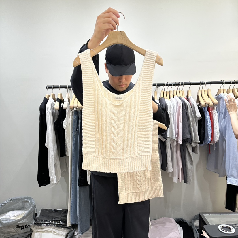 NOTTINGHAM/AVECNOUS/MODEST韓國代購女裝新品職業吊帶背心NOTTINGHAM/AVECNOUS/MODEST吊帶/背心圖色1