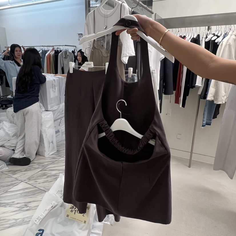 NUTPLAN東大門代購女裝新品職業休閑真品推薦人氣吊帶背心NUTPLAN吊帶/背心