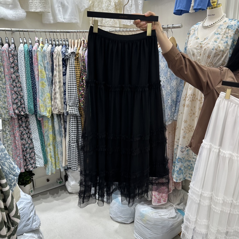 BIKINI東大門直郵女士新品人氣休閑時尚職業26春夏推薦長裙BIKINI長裙圖色3