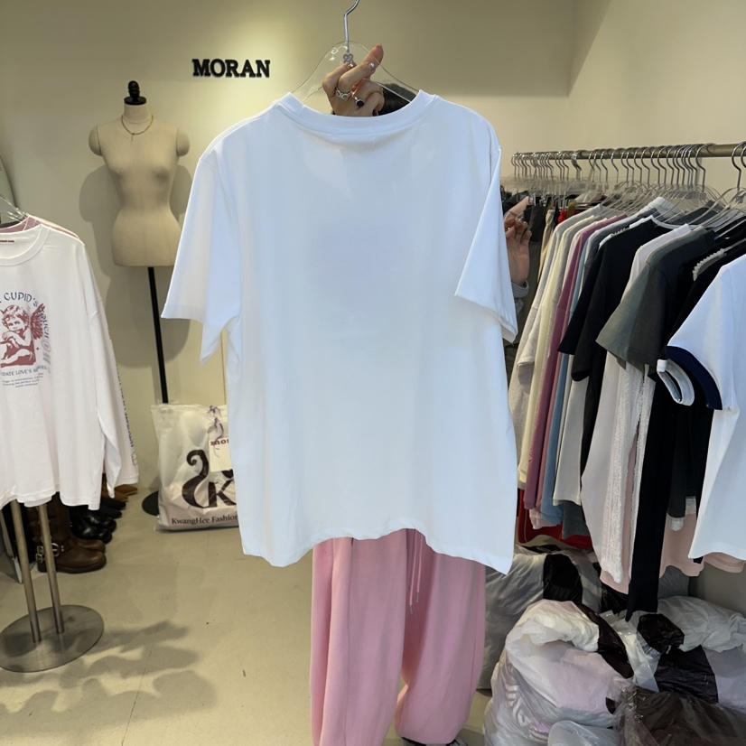 MORAN/MOSCO/SUGAR CASE東大門直郵女士新款人氣休閑T恤MORAN/MOSCO/SUGAR CASET恤