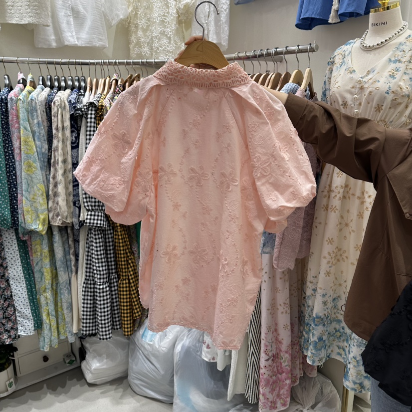 BIKINI韓國代購女士新品推薦人氣職業真品襯衫蕾絲衫蕾絲BIKINI襯衫/蕾絲衫