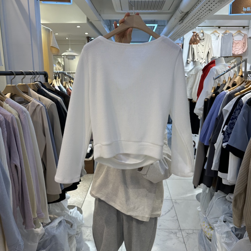 HARU-Q東大門代購女士新品時尚人氣職業熱賣推薦長袖T恤HARU-Q長袖T恤