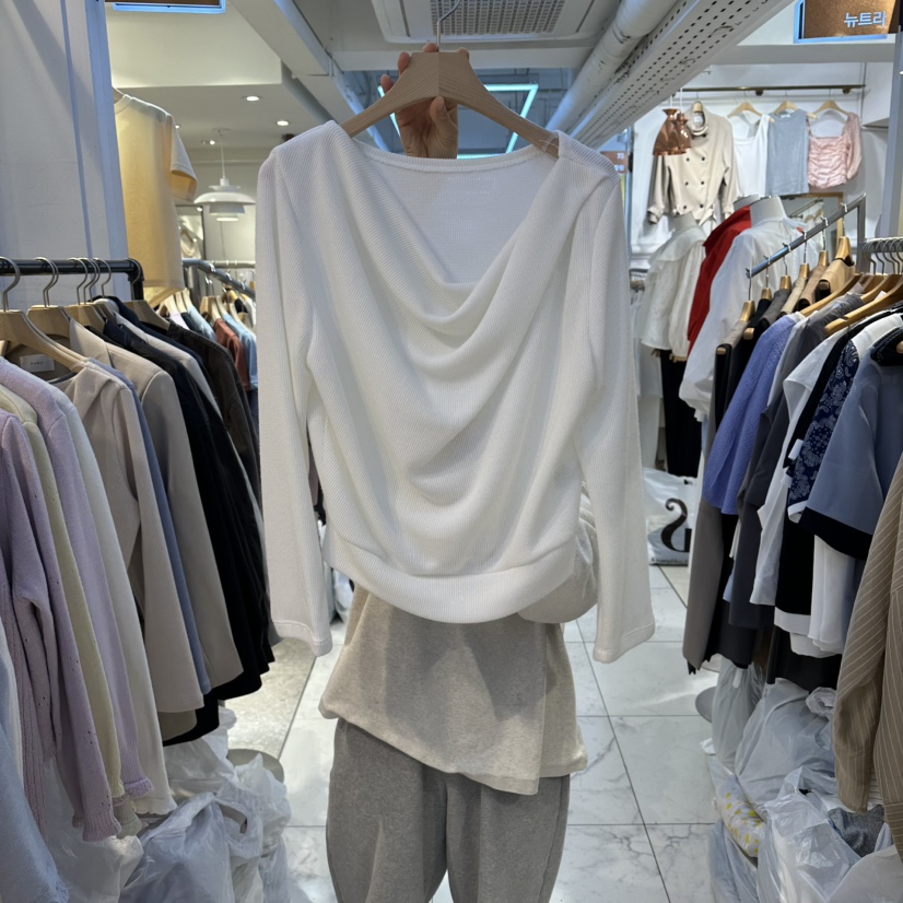 HARU-Q東大門代購女士新品時尚人氣職業熱賣推薦長袖T恤HARU-Q長袖T恤圖色1