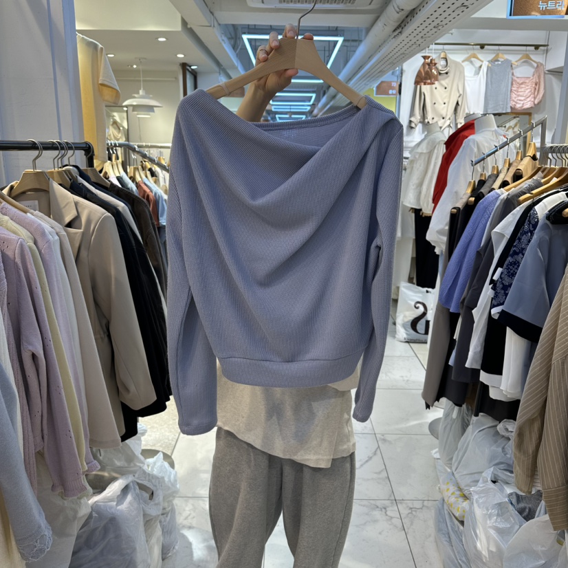 HARU-Q東大門代購女士新品時尚人氣職業熱賣推薦長袖T恤HARU-Q長袖T恤圖色3