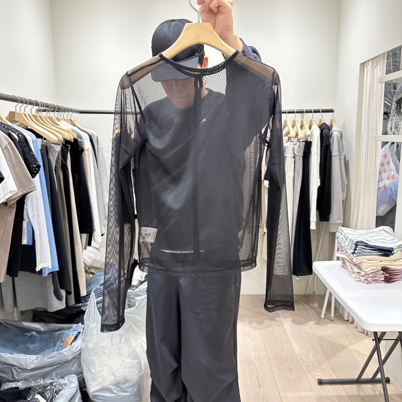 NOTTINGHAM/AVECNOUS/MODEST東大門實拍女裝新品推薦襯衫蕾絲衫透明NOTTINGHAM/AVECNOUS/MODEST襯衫/蕾絲衫