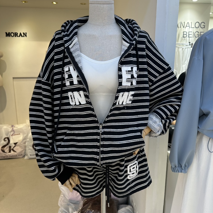 MORAN/MOSCO/SUGAR CASE東大門代購女裝新款休閑衛衣連帽衫拉鏈MORAN/MOSCO/SUGAR CASE衛衣圖色3