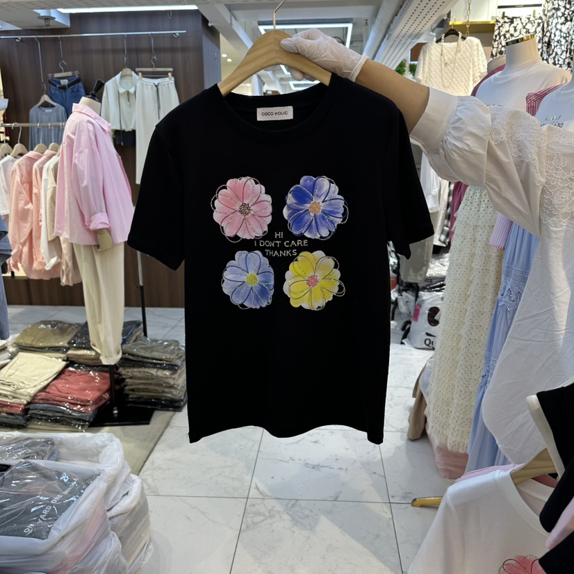 COCO HOLIC東大門直郵女裝新款休閑推薦26春夏人氣真品T恤COCO HOLICT恤圖色3