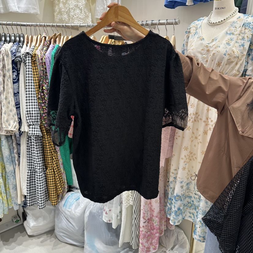 BIKINI東大門代購女士新品熱賣推薦襯衫蕾絲衫不含項鏈蕾絲BIKINI襯衫/蕾絲衫