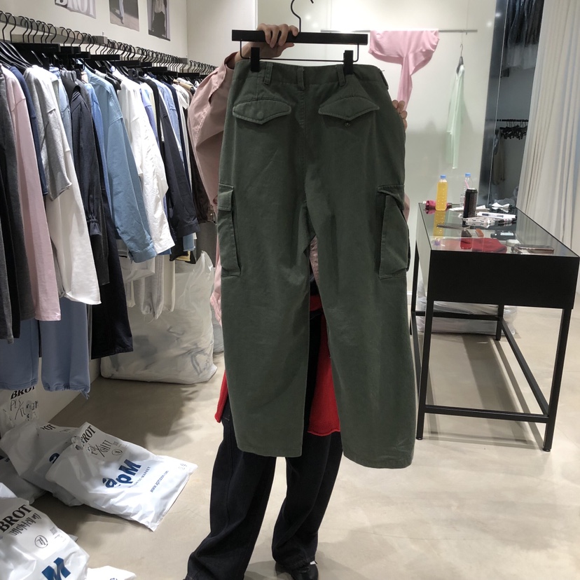 BROT韓國直郵女士新款人氣真品熱賣職業休閑休閑褲工裝褲BROT休閑褲