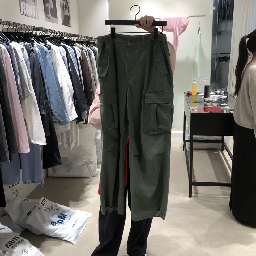 BROT韓國直郵女士新款人氣真品熱賣職業休閑休閑褲工裝褲BROT休閑褲圖色1