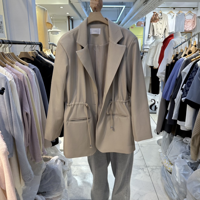 HARU-Q韓國代購女士新款推薦熱賣職業真品人氣26春夏夾克兔子HARU-Q夾克圖色1