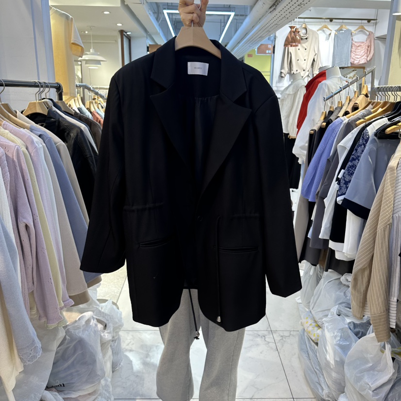 HARU-Q韓國代購女士新款推薦熱賣職業真品人氣26春夏夾克兔子HARU-Q夾克圖色2