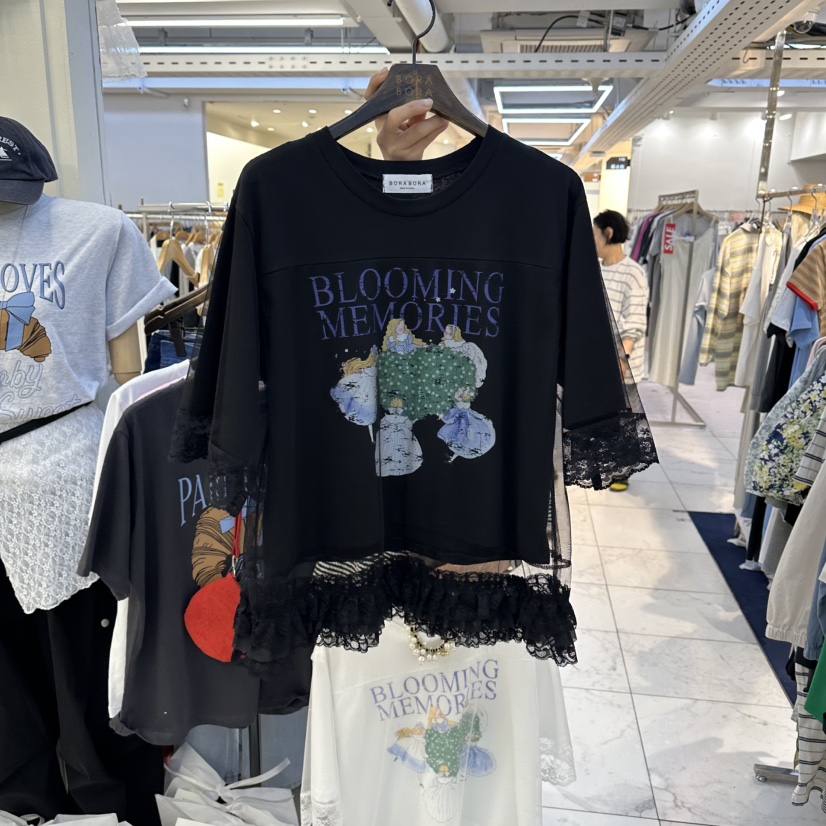 BORA BORA東大門代購女士新品推薦真品人氣職業T恤不含項鏈BORA BORAT恤圖色2