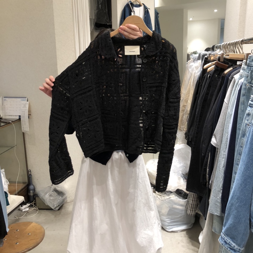 SSEMIENNE東大門直郵女裝新款職業人氣真品針織衫刺繡開衫SSENIQUE針織衫圖色2