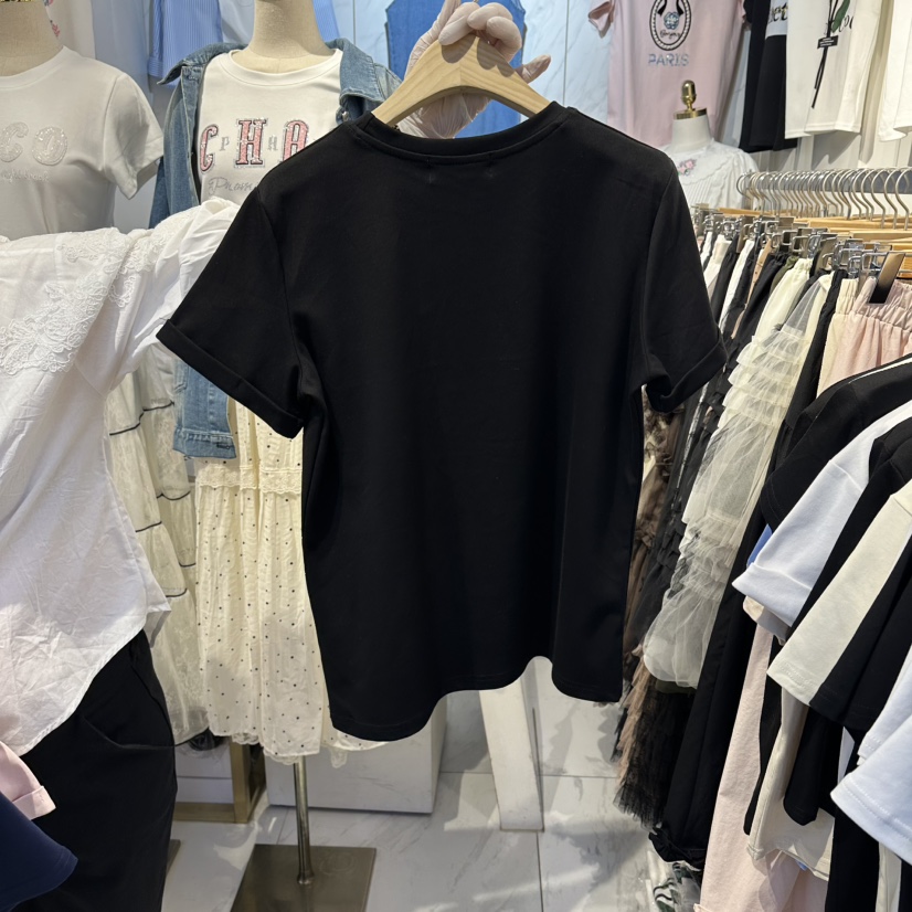 COCO HOLIC韓國直郵女士新款26春夏人氣推薦休閑職業T恤COCO HOLICT恤