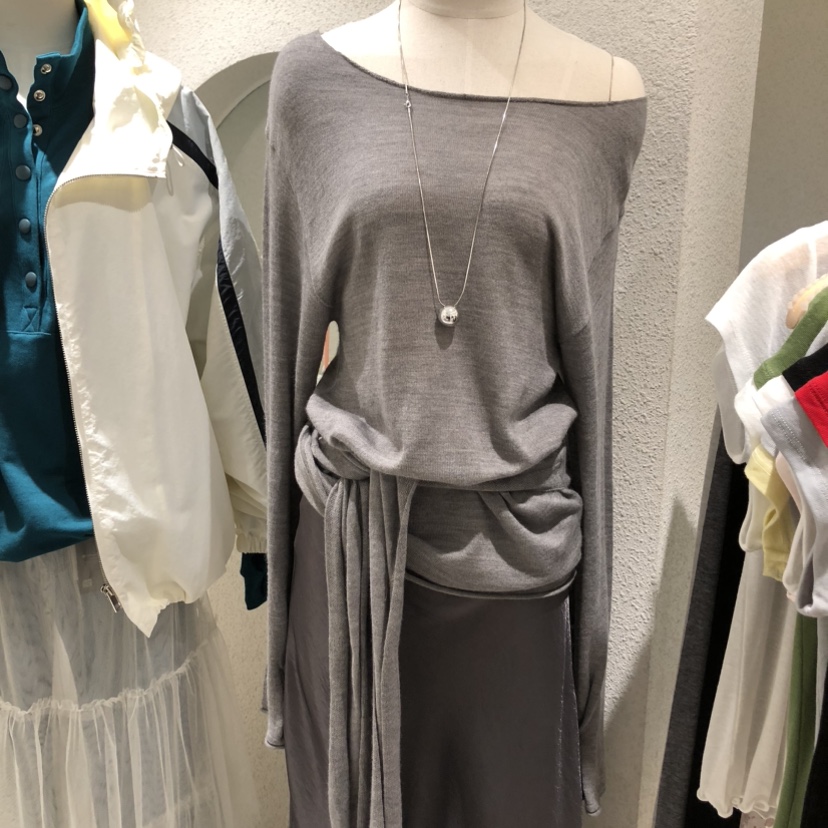 SSEMIENNE東大門代購女士新款人氣真品26春夏時尚針織衫腰帶SSENIQUE針織衫圖色2