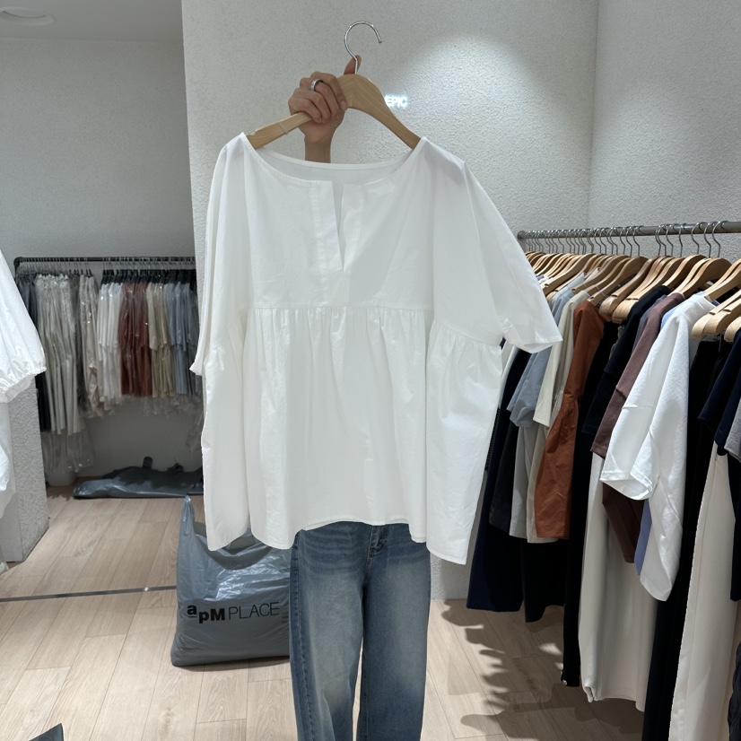 EPIC-S韓國直郵女士新品熱賣真品休閑推薦26春夏襯衫蕾絲衫EPIC-S襯衫/蕾絲衫圖色1