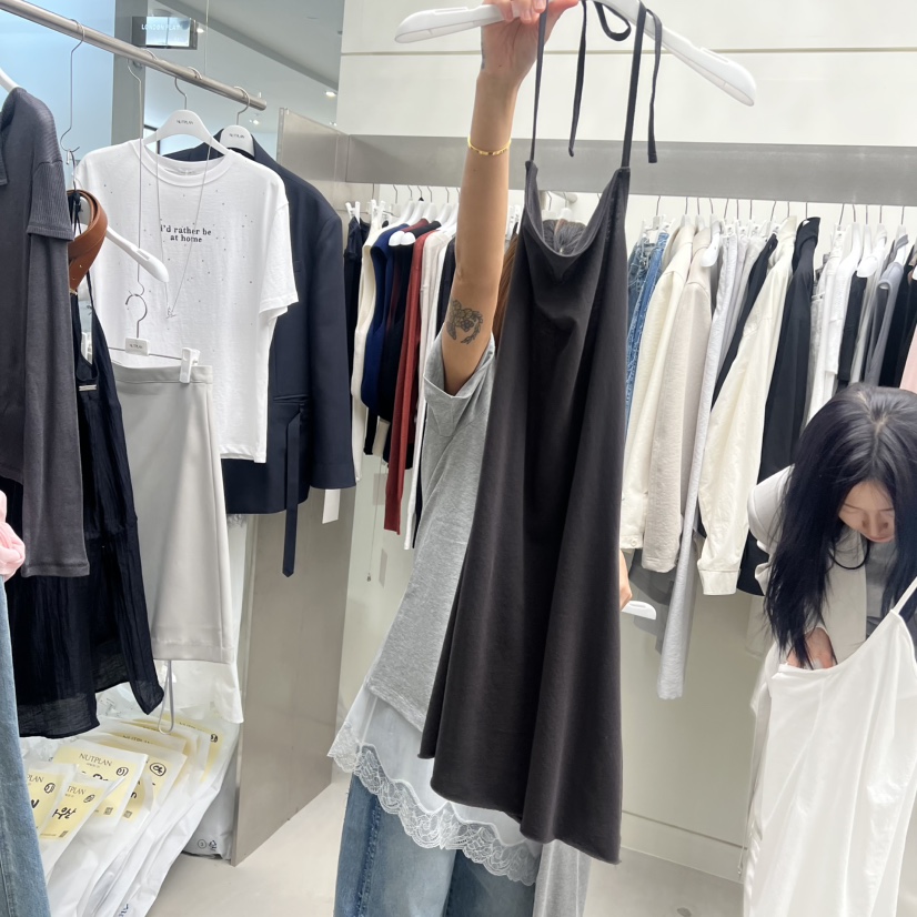 NUTPLAN東大門代購女裝新款時尚熱賣推薦休閑真品吊帶背心NUTPLAN吊帶/背心圖色2