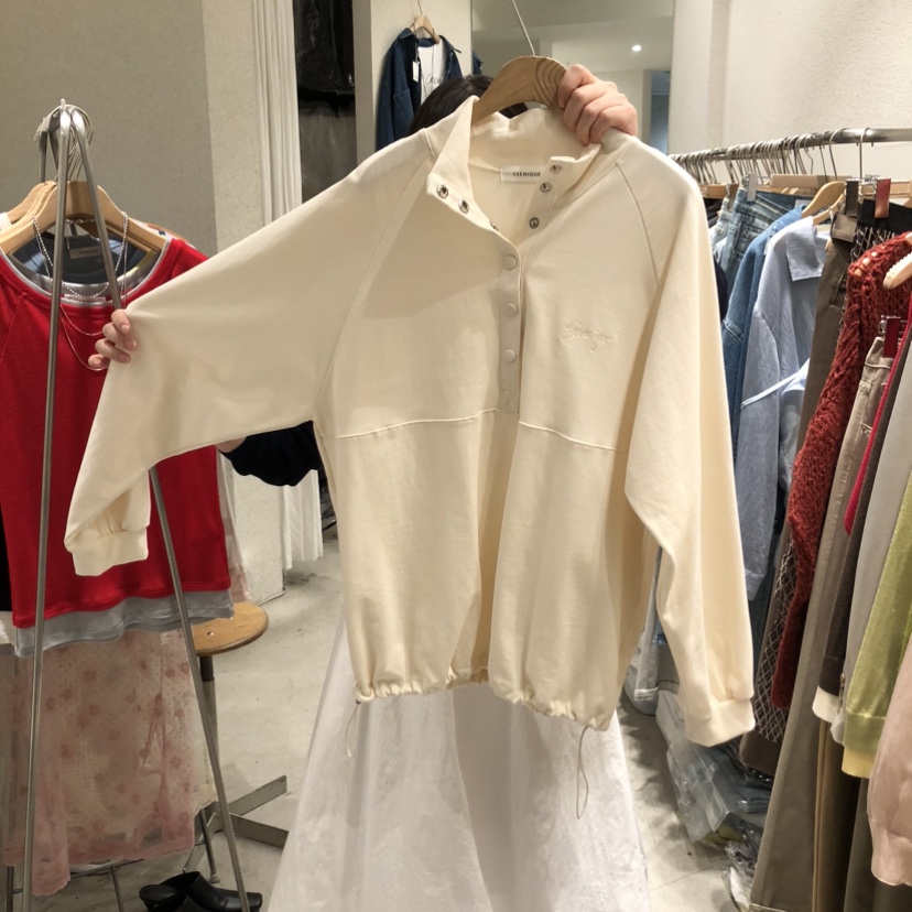 SSEMIENNE東大門直郵女士新款人氣真品熱賣推薦休閑衛衣高領SSENIQUE衛衣圖色3